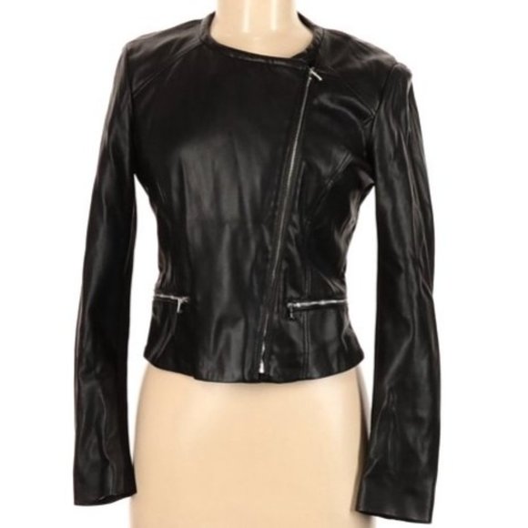 Zara Jackets & Blazers - Zara TRF Outwear Vegan Leather Jacket